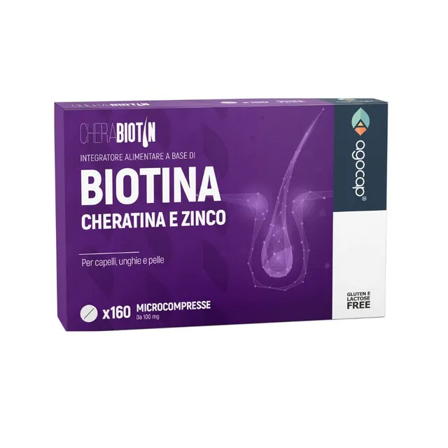 Agocap Cherabiotin biotine kératine cheveux