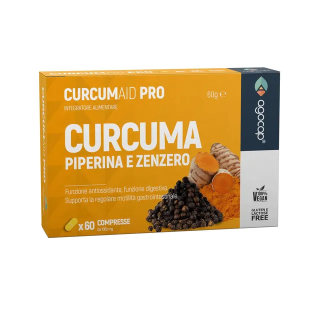 Agocap Curcumaid Pro curcuma complément digestion pipérine
